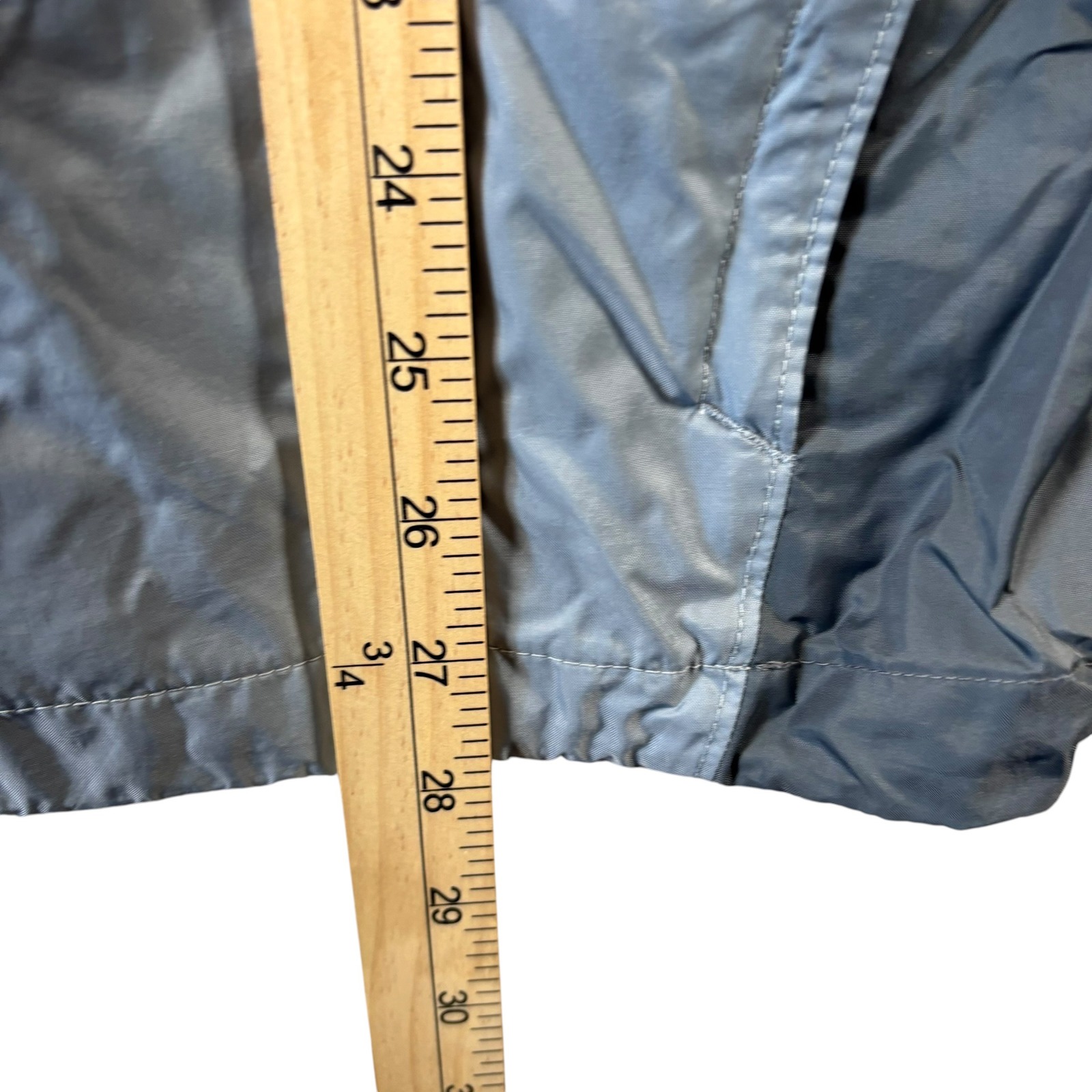 Columbia Windbreaker Jacket Mens Xl Gray Colorblock Hooded Lightweight Full Zip — image 8 of 8